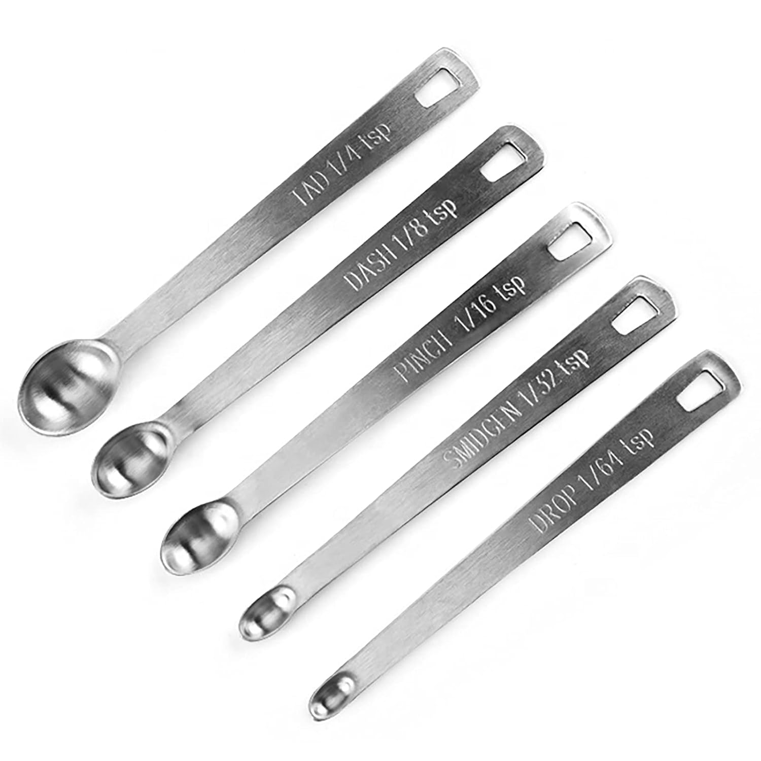 Negaor Mini Measuring Spoon Set Kitchen Seasoning Measuring Spoon Five