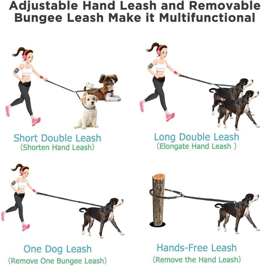 double walking leash