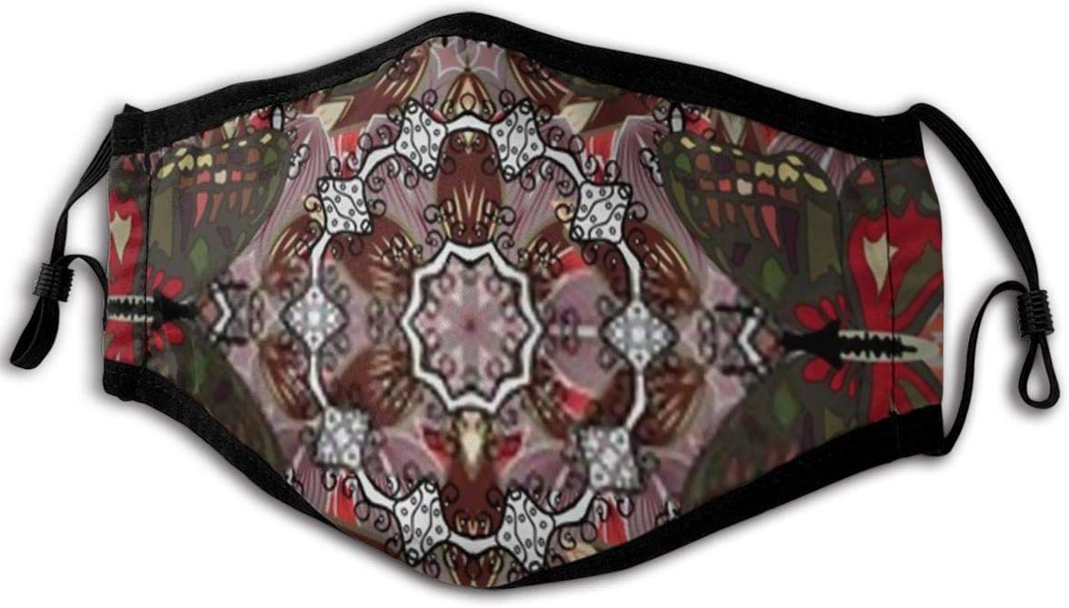 Masks Beautiful Butterfly Flying On Brown 15X23 Cm Face Cotton Mask For Men And Women(Reusable,Washable)