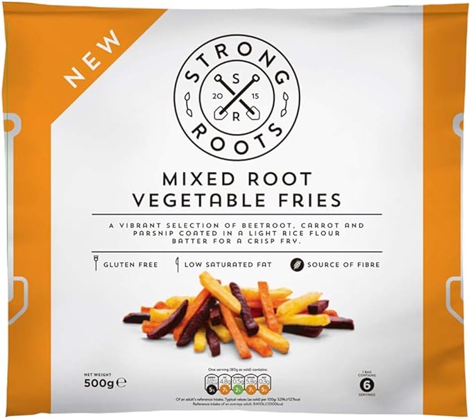 STRONG ROOTS Mixed Root Vegetable Fries, 500g (Frozen) Amazon.co.uk