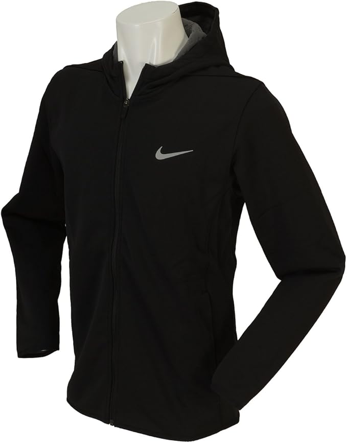 Amazon ナイキ Nike アウター ブルゾン ウインド ジャケット Therma Fit テックスフィア フルジップジャケット ブラック ダークグレー フラットシルバー 010 M コート ジャケット 通販