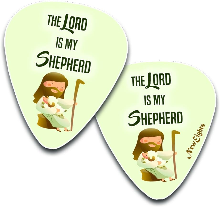 Christian Bible Verse Guitar Picks for Kids (12-pack) - FREE 1 Cute Guitar Pick Holder Wallet - Stocking Stuffers for Birthday Easter Sunday School Thanksgiving Christmas - Image 5