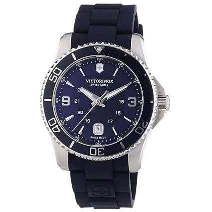 Victorinox Swiss Army Herren-Armbanduhr XL Maverick Analog Quarz Kautschuk 241603