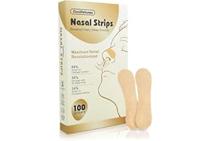 ZenithHome 100Pcs Nasal Strips, Upgraded Softer & Stronger for Snoring Relief, Extra Strength Nose Strips Breathing, Anti Sno