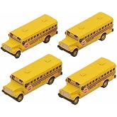 School Bus, Yellow - Kinsmart 2523D - 2.5 Diecast Model Toy Car by Kinsmart