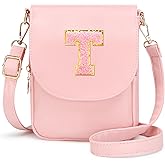 Cozystep Initial Crossbody Bags Toddler Purse for Girls PU Leather Cross Body Bag Handbag Personalized Preppy Teen Girl Gifts