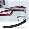 MCARCAR KIT Stinger Carbon Fiber Trunk Spoiler for Kia Stinger 2018-2023 Auto Car Rear Boot Lid Highkick Spoiler Wing Lip (Carbon Fiber)