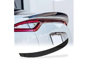 MCARCAR KIT Stinger Carbon Fiber Trunk Spoiler for Kia Stinger 2018-2023 Auto Car Rear Boot Lid Highkick Spoiler Wing Lip (Carbon Fiber)