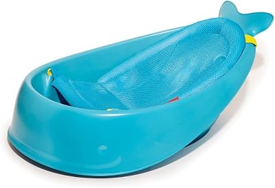 Skip Hop Moby Smart Sling 3-Stage Baby Bath Tub Blue 0m+ 27.5 x 19 x 11.5