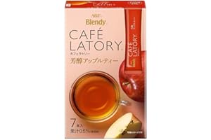 Cafe Latory Rich Apple Tea 7Sticks (1.6oz)× 3pcs Japanese Instant Tea AGF Ninjapo