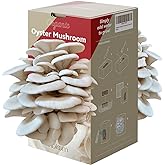 inbloom Organic Oyster Mushroom Growing Kit with Spray, Harvest Fresh Mushrooms at Home, Beginner Friendly & Easy to Use, Uni