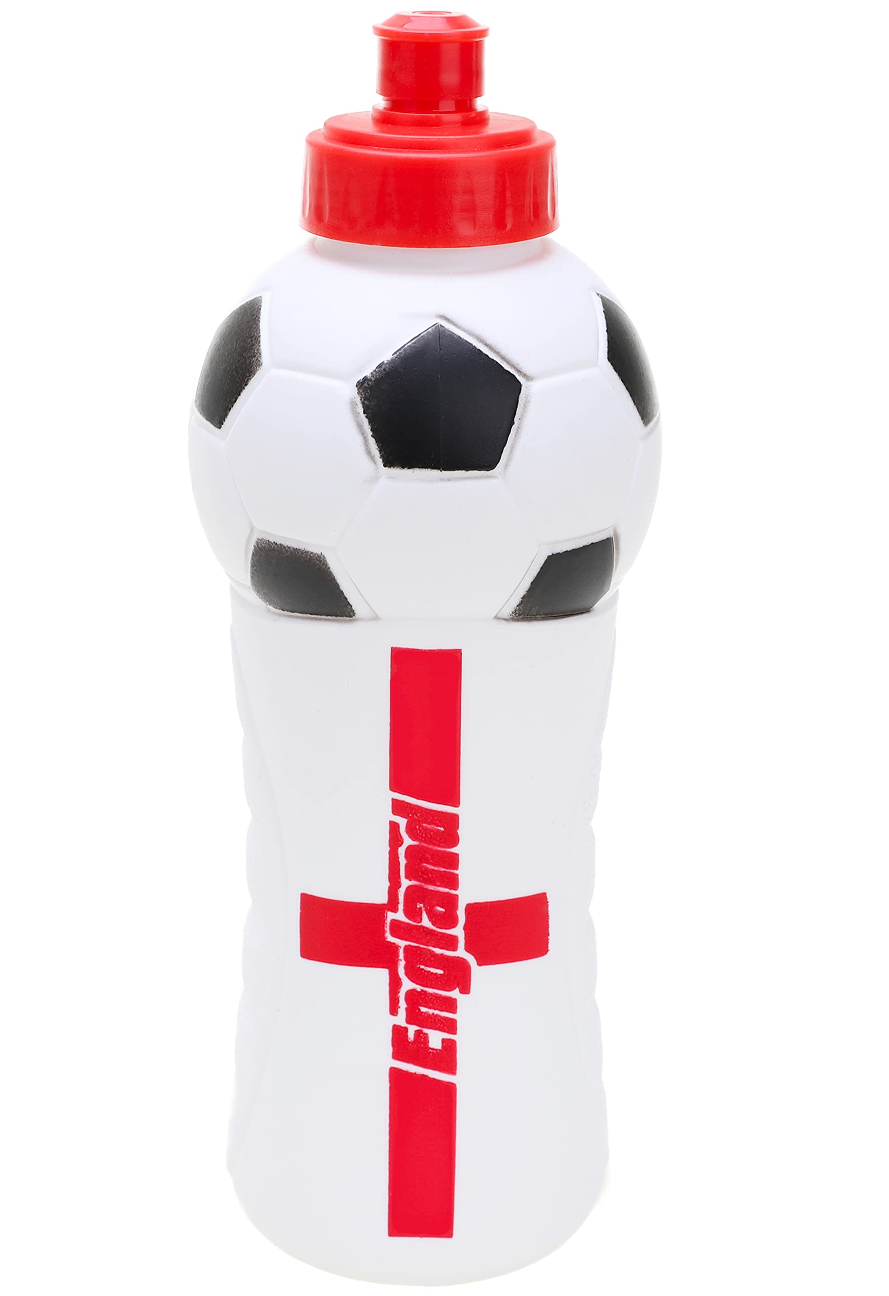 Toyland® England Design Football Water Bottle - Euros & World Cup Supporters Drinks Cup - Size 650ml - English Party Decorations