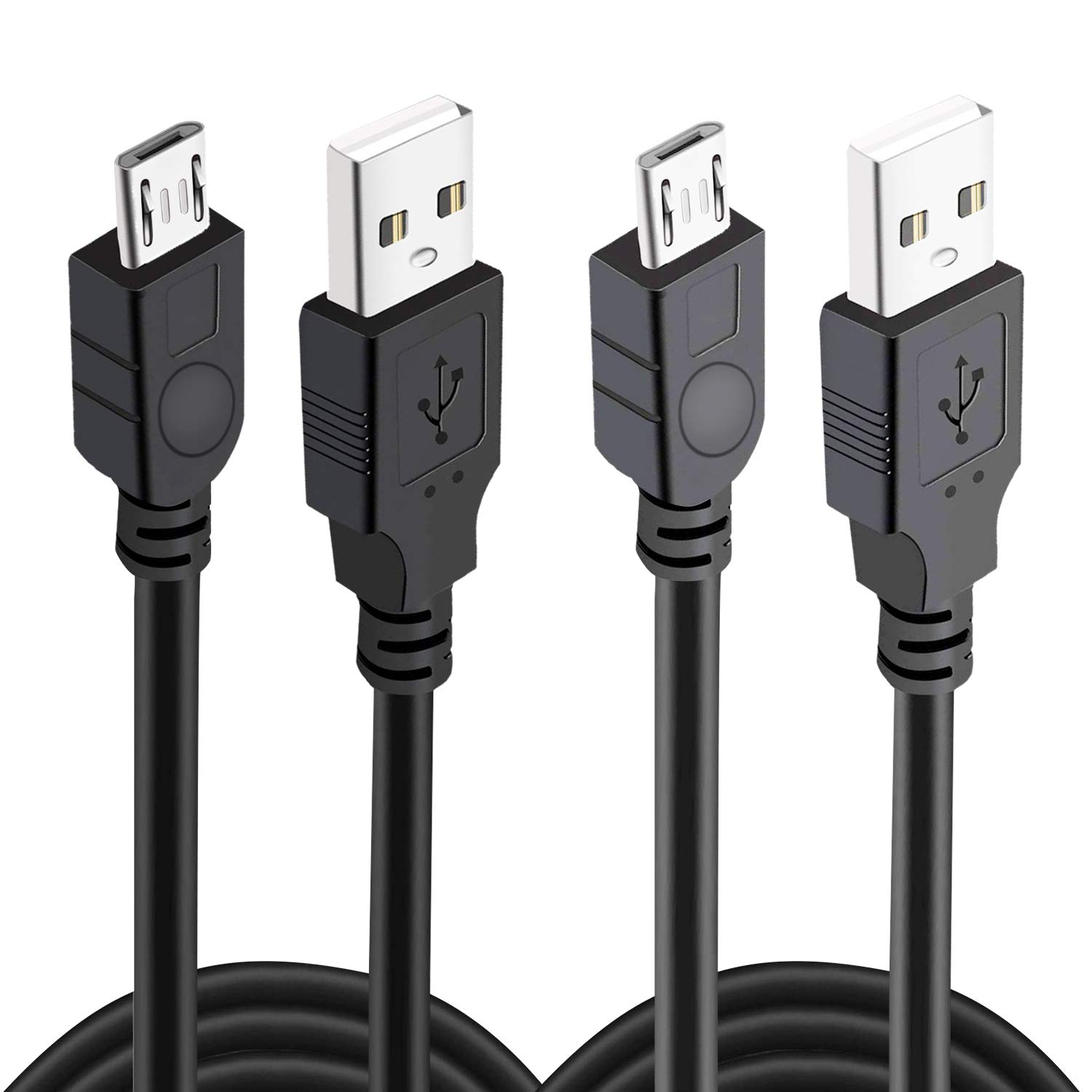 Photo 1 of Xahpower 2 Pack 10Ft Controller Charging Cable for PS4, Play and Charge Micro USB Charger High Speed Data Sync Cord for Playstation4 PS4 Slim/Pro Controller, Xbox One S/X Controller, Android