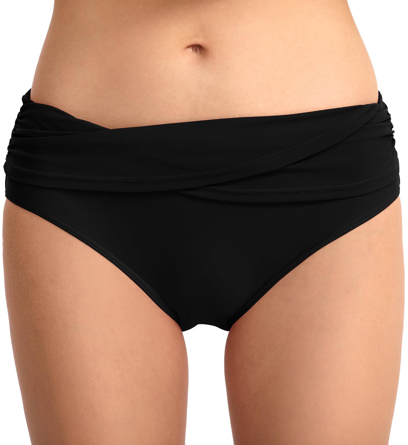 Photo 1 of  Beach House Hayden High Waisted Side Tie Bikini Bottom SIZE 10 BLACK