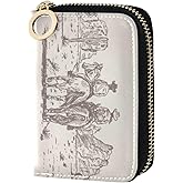 NCRJCZQL Western Desert Cowboy RFID Credit Card Holder Wallets Accordion for Women Leather Zipper Card Case Accordion Wallet for Ladies Girls