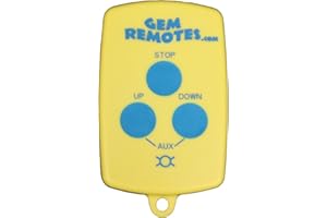DOCK SOLUTIONS Gem Remotes 7240 Transmitter: 3 Button Remote Wireless Dock Lift Control for Efficiency and Safety