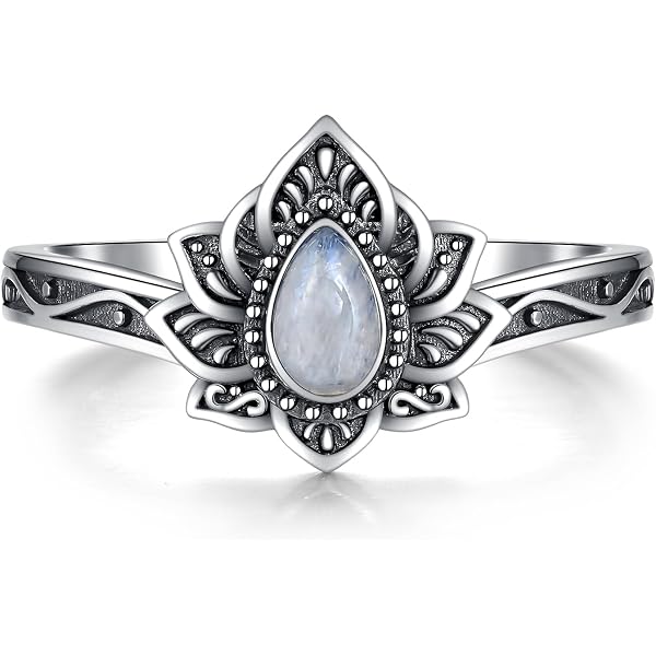 PYTALI Men's Amethyst Ring – S925 Sterling Silver Handmade Vintage Ottoman Style Ring, Sizes 4-16 - View #7