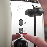 Russell Hobbs 2 Slice Toaster Longer Slots 6 Browning Levels Cream Stainless view 4