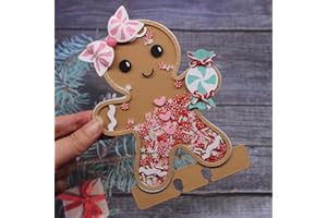 KSCRAFT 2024 October Release Christmas Metal Cutting Dies Stencils for DIY Scrapbooking Decorative Embossing DIY Paper Card (Gingerbread Man Memorydex)