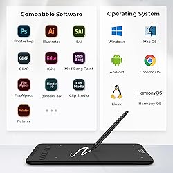 XPPen Updated Deco Mini7 V2 Drawing Tablet-16384