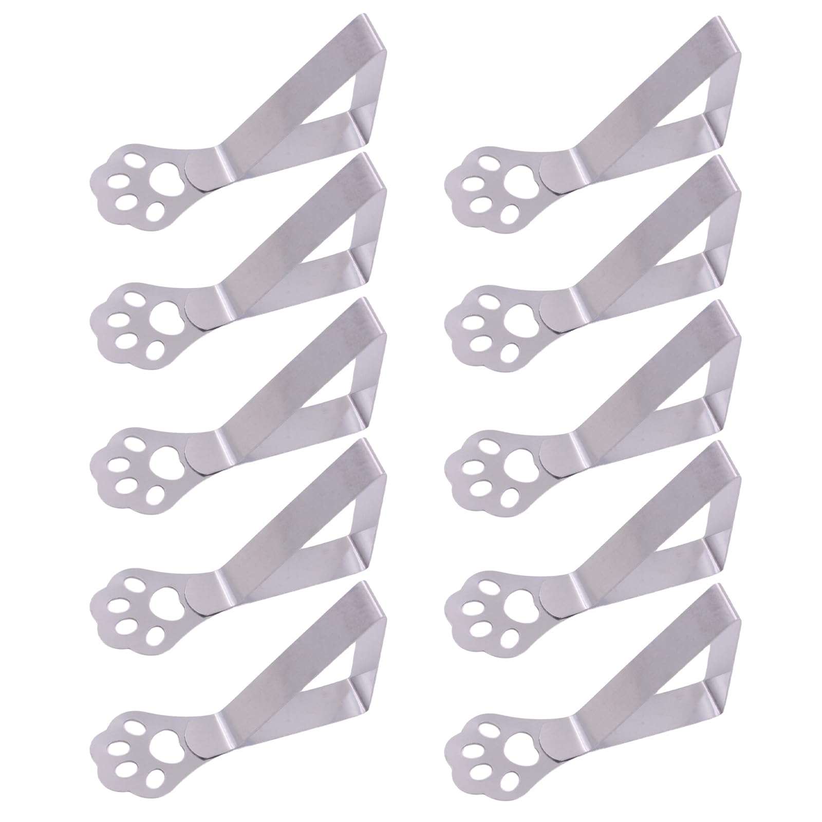 MAEXUS® Outdoor Tablecloth Weight, Pack of 10 Tablecloth Clips Cat Claw Design, Table Cloth Clips for Garden, Tablecloth Clips for Picnics, Garden Parties, Weddings