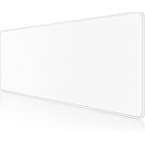 Dapesuom Large Gaming Mouse Pad, Extended Mousepad with Stitched Edges, Water Resist Keyboard Pad with Non-Slip Base, Big XXL