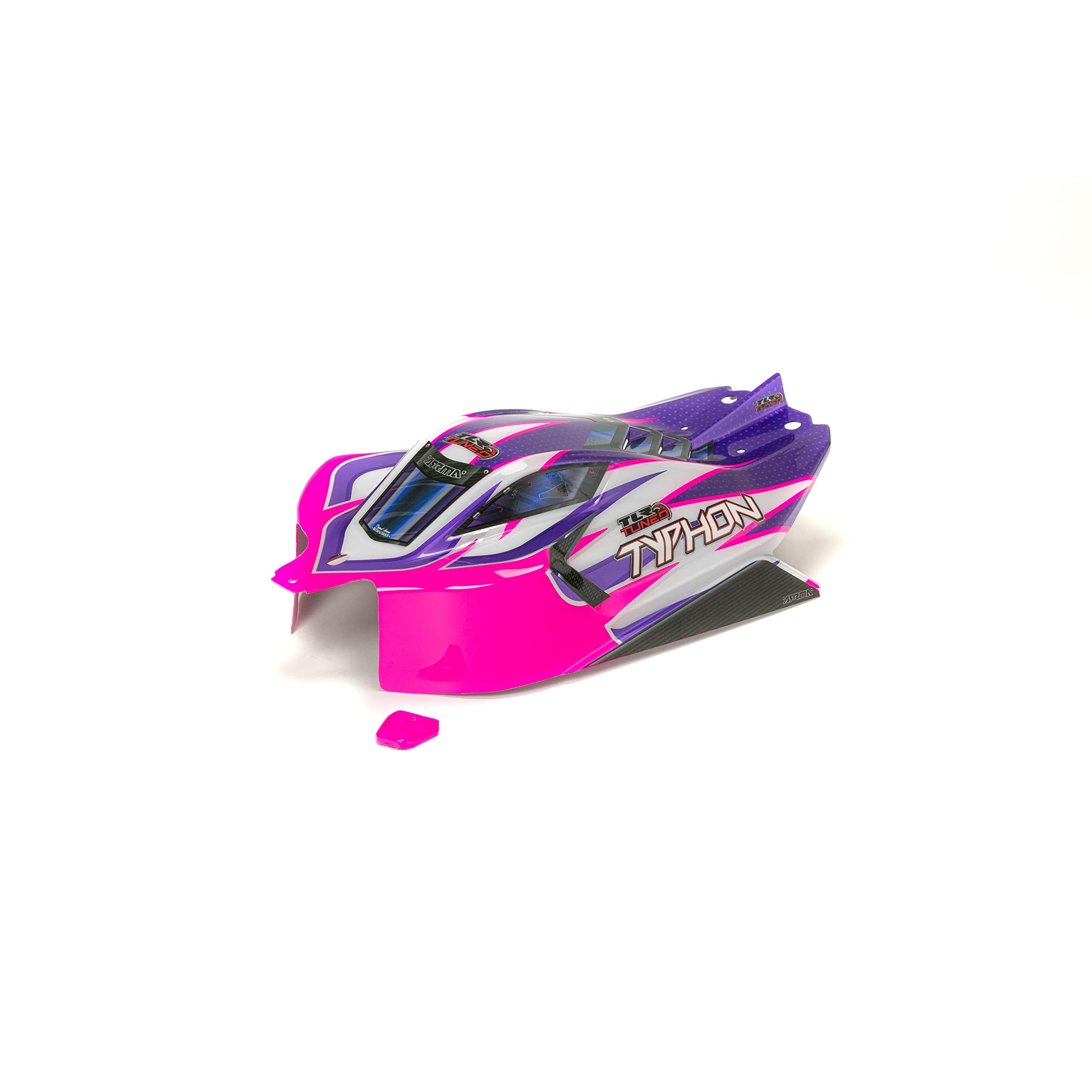 ARRMA ARA406162 TYPHON TLR Tuned Finished Body Pink/Purple, Multi-Coloured