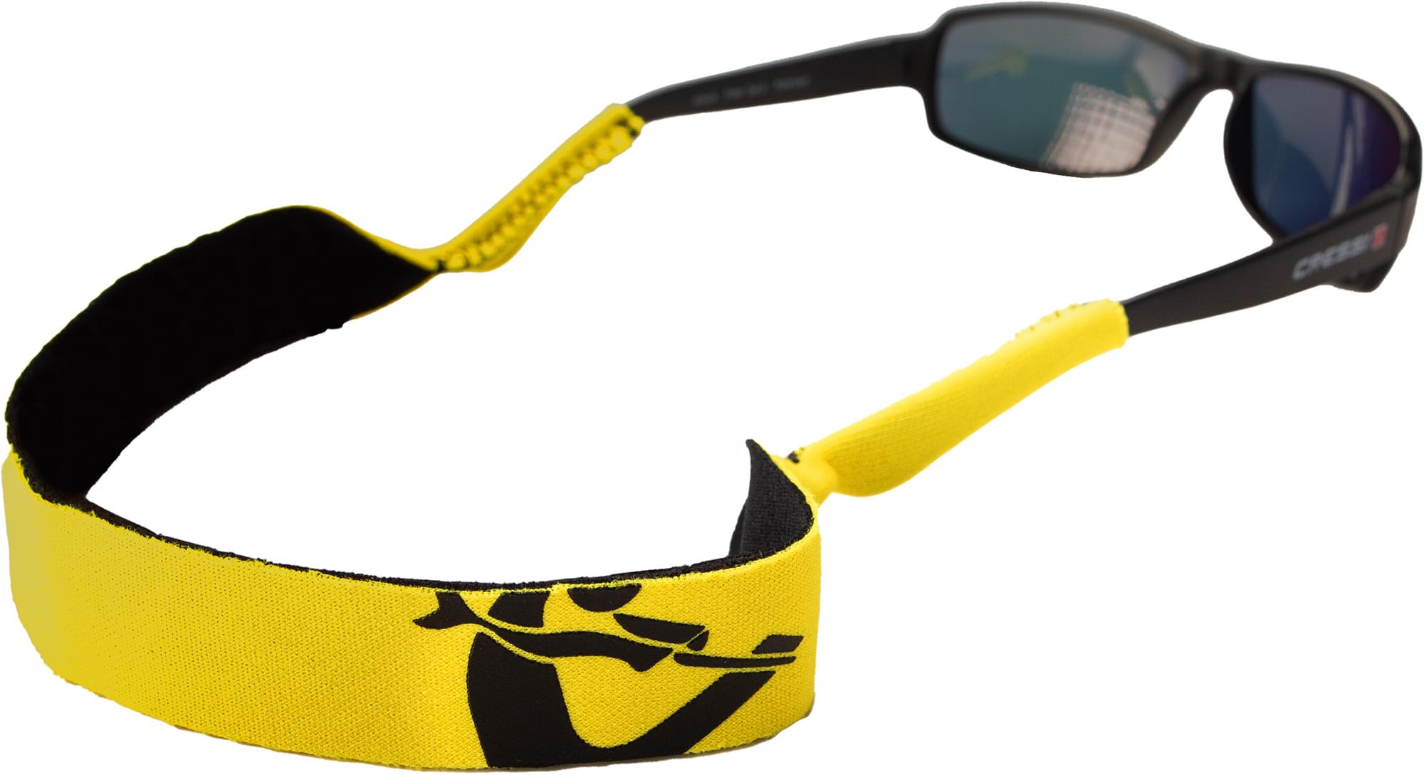 Cressi Eyewear Neo Retainer - Floating Neoprene Strap for Glasses, Yellow/Black, One Size, Unisex Adult