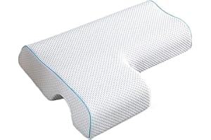 JACKGOLD Arched Cuddle,Couples Pillow with Slow Rebound and Breathable Memory Foam,Couple Cuddle Sleep Pillow for Anti Pressure Hand (Right)