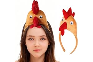 LKQBBSZ Rooster Headband Thanksgiving Day Party Chicken Costume Accessories for Party Headband