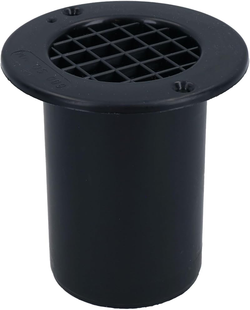 AB Tools Gas Drop Out Floor Vent 75mm Caravan Motorhome Van Conversion Black