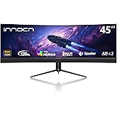 INNOCN 45" 5K2K 5120 x 1440P 120Hz Curved Ultra Widescreen Monitor, R1500, HDR400, USB C 65W, PIP/PBP Screen Split, Gaming, Editing, Productivity, AI Workflow, Speaker, Adjustable Mountable Stand