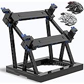 Display Stand for Lego Millennium Falcon 75389 75257, Upgraded Bracket for The Dark Falcon 75389, Strong Construction Stand Building Set with Clearer Instructions for Fans, Adults, Kids