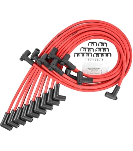 Racing Spark Plug Wires Accel 8.8mm Spark Plug Wires - V8 HEI Universal