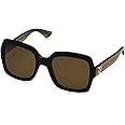 Gucci 0036S 002 Black 0036S Square Sunglasses Lens Category 3 Size 54mm