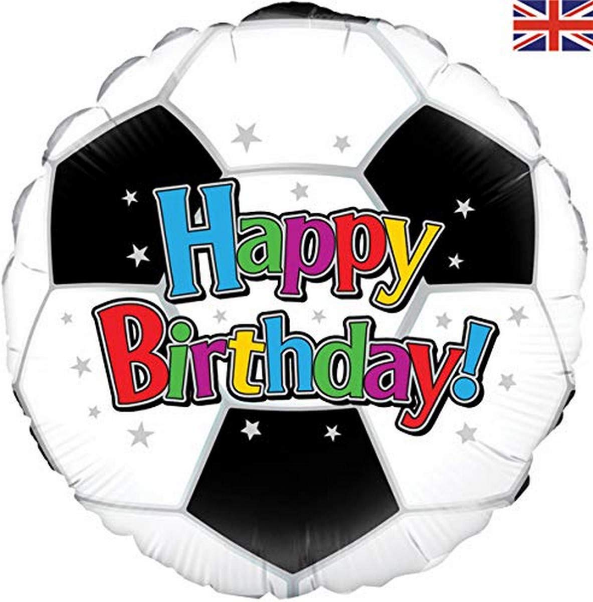 Oak tree 228519 Happy Birthday Football 18" Foil Party Balloon