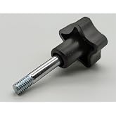 ComsenMed Knee Walker Universal Black Knob for Handle Bars Height Adjustment,Knee Walker Knob,Tiller Adjustment Knob,Universal Replacement Part.(95012R79607,HBK1_KWPART),1Ea,Black