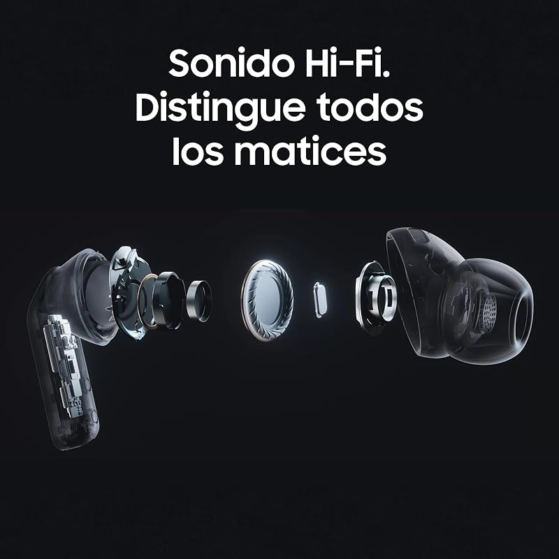 Galaxy Buds4 Pro, auscultadores Bluetooth, áudio hi-fi, cancelamento adaptativo de ruído, chamadas super claras, agente de IA, garantia do fabricante 3 anos + 1 ano extra, branco (versão espanhola)