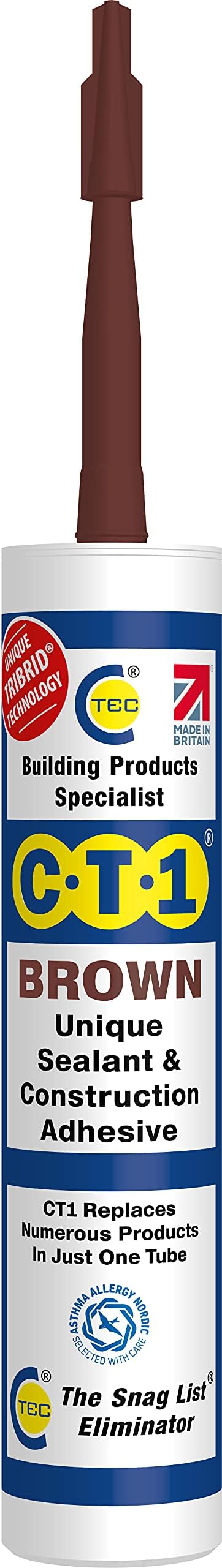 CT1 Brown TRIBRID Multi Purpose Sealant & Adhesive 290ml