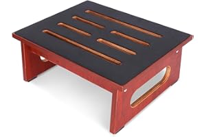 RayLove One Step Stool for Adults Kids with Non-Slip Rubber Stepping Feet, Heavy Duty Platform Step Stools, 6.9" Portable Bed Steps for High Beds for Bathroom, Bedroom, Kitchen & Bedside Support