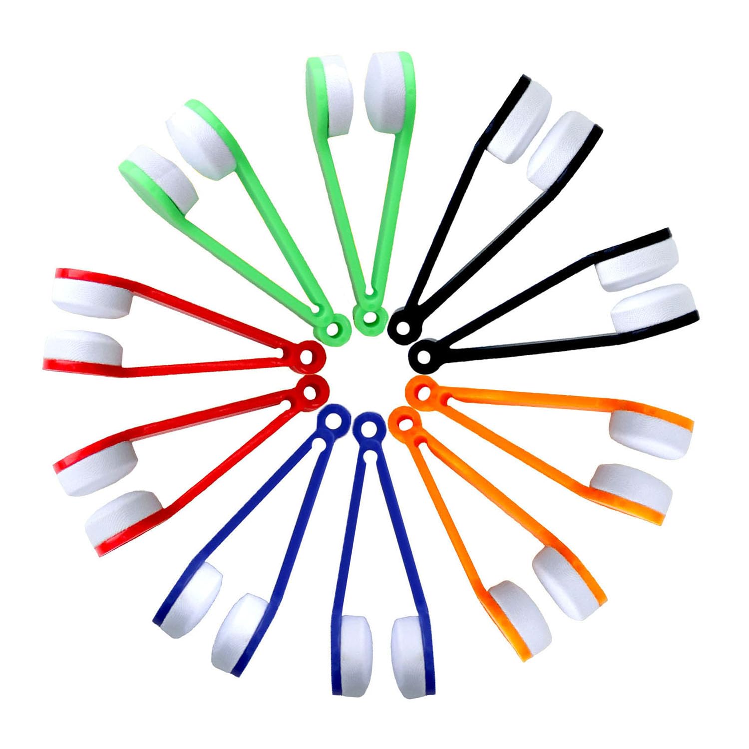 Photo 1 of 10 Pcs Mini Sun Eyeglasses Cleaning Clip, Glasses Eyeglass Microfiber Spectacles Cleaner Soft Brush Cleaning Tool Glasses Eyeglasses Cleaner Cleaning Clip - Blend Colors