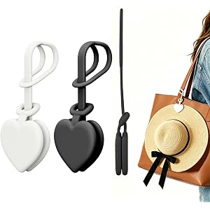 2 Pcs Magnetic Hat Clips for Travel on Bag, Silicone Sunhat Holder, Hat Clip for Caps & Beach Hats, Cap Clip for Beach