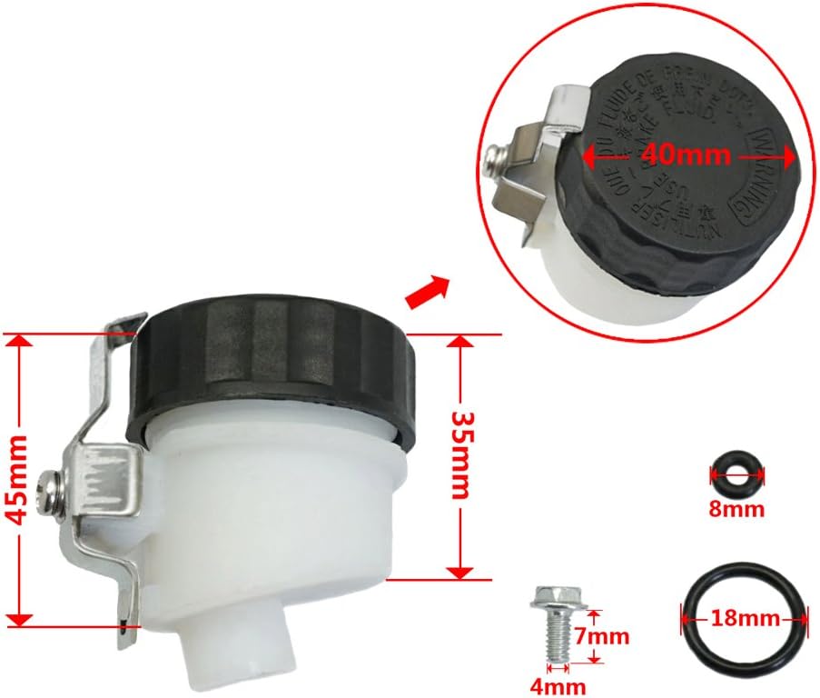 Universal Motorcycle Front Clutch Master Cylinder Clutch Pump Tank Oil Cup Fluid Bottle Reservoir For Honda VTR1000F 1998-2004 RVT1000R 2000-2006 CBR1000RR 2004 2005 2006 2007 - Image 4