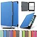 HAOCOO Ultra Slim Leather Smart Case Cover with [Auto Sleep/Wake] Function for All-New Kindle Paperwhite 2012, 2013, 2015 Versions (Not fit All-New Paperwhite 10th Generation)(Blue)
