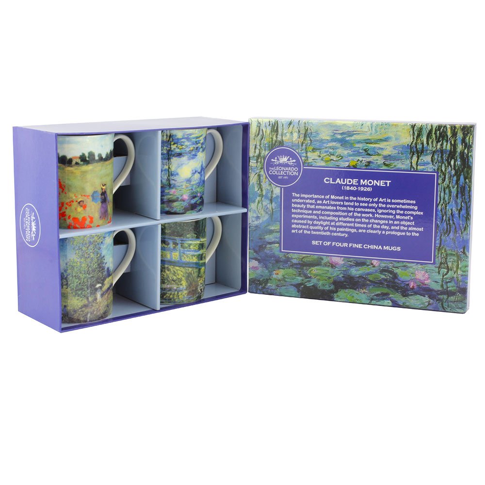 Leonardo Collection "Monet Mugs, Set of 4