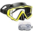 Diving mask Anti-Fog Swimming Snorkel mask Suitable for Adults Scuba Dive Swim Snorkeling Goggles Masks