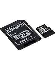 Kingston SDCS/32GB Canvas Select Scheda MicroSD 32 GB, Velocità UHS-I di Classe 10 fino a 80 MB/s in Lettura, con Adattatore SD