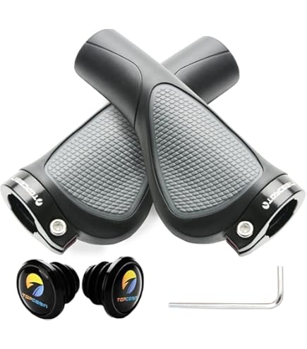 SYH&AQYE Bike Grips, Ergonomics Comfort Design Bike Grips Bicycle Handlebar Grips With Anti Slip Locking For MTB BMX Road Mountain Bike(Black