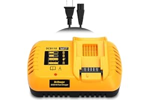 SIMPLE PLUS+ DCB118 Replace for DeWalt Fast Charger 20v/60v Rapid Battery Charger 3Ah, Compatible with Dewalt 20V and 60V Max Batteries