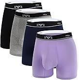 ODOMEIDIC Mens Underwear Boxer Brief Extra Long High Waisted Briefs Breathable Soft for Outdoor Sport Fitness Swimming Biking